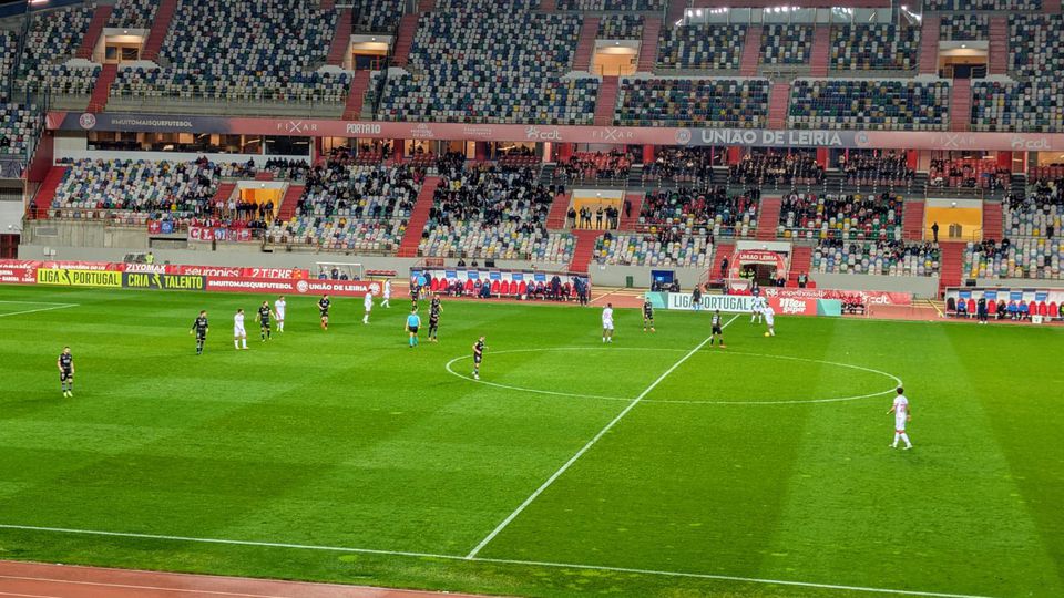 UD Leiria e Académico de Viseu empataram a uma bola na partida de encerramento da 22.ª jornada da Liga 2