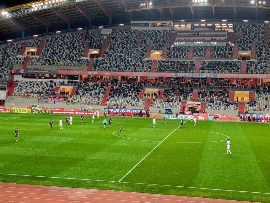 UD Leiria e Académico de Viseu empataram a uma bola na partida de encerramento da 22.ª jornada da Liga 2
