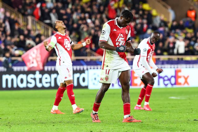 Wilfried Singo a jogar pelo Mónaco, um mês atrás