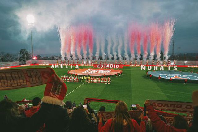 Estádio Amélia Morais, nova casa do futebol feminino do SC Braga, muito elogiado pela FIFA