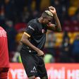 Osimhen a celebrar um dos dois golos do Galatasaray no encontro