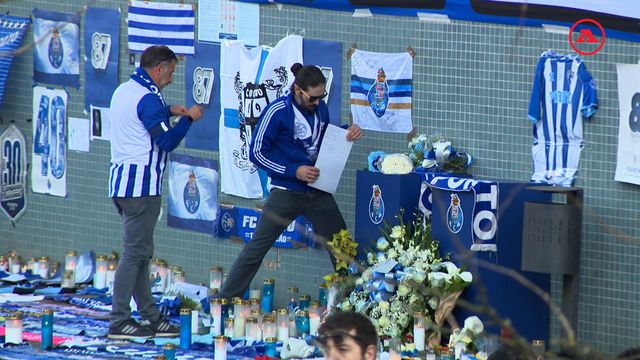 As homenagens a Pinto da Costa no memorial do Dragão