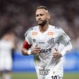 Neymar em ação pelo Santos