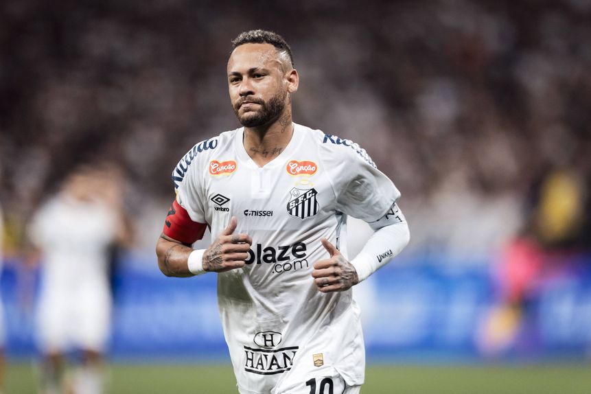 Neymar em ação pelo Santos