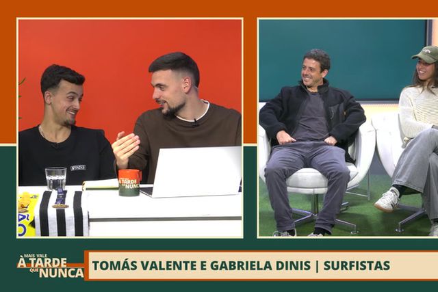 Mais Vale à Tarde que Nunca, com Tomás Valente e Gabriela Dinis- 17/02/2026