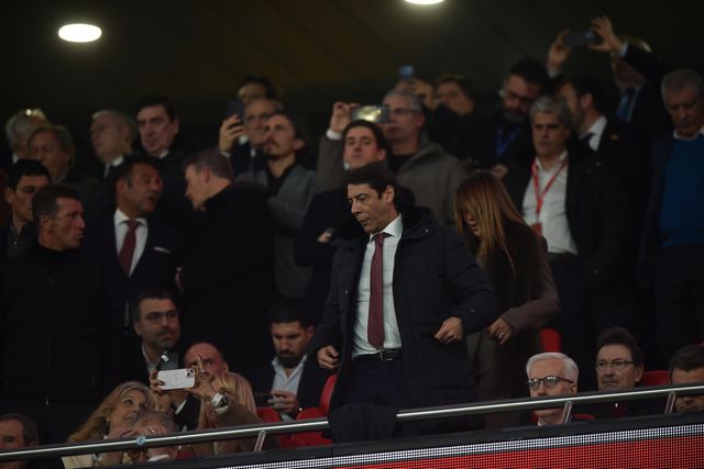 Rui Costa durante o Benfica-Real Madrid - Foto: Miguel Nunes