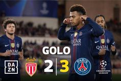 Reviravolta no Mónaco: Doué faz de Dembélé e bisa