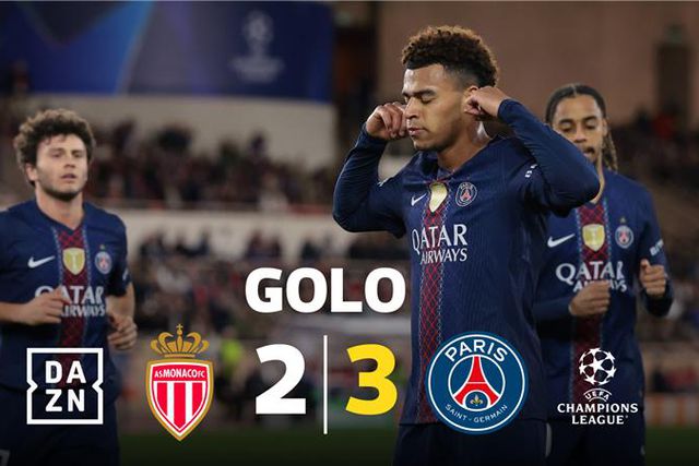 Reviravolta no Mónaco: Doué faz de Dembélé e bisa