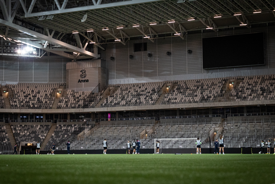 Stockholm Arena, palco da 2.ª mão dos quartos da Taça Europa - Foto: SPORTING CP