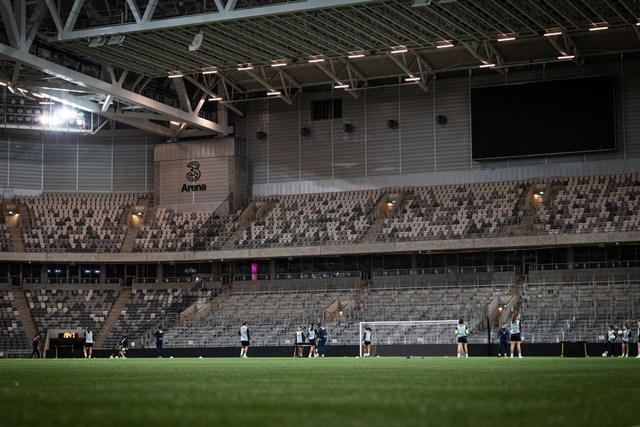 Stockholm Arena, palco da 2.ª mão dos quartos da Taça Europa - Foto: SPORTING CP