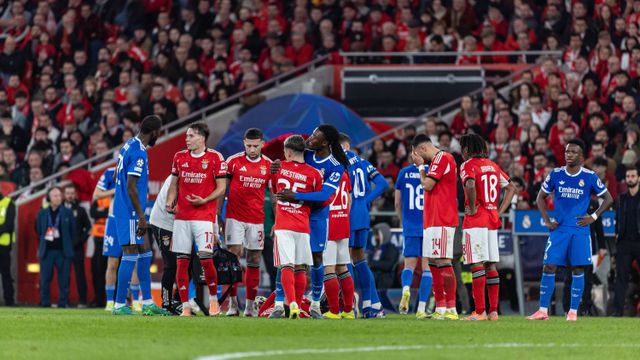 Confusão no Benfica-Real Madrid (IMAGO)