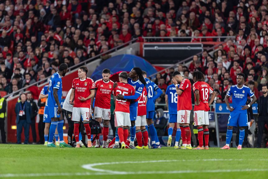 Confusão no Benfica-Real Madrid (IMAGO)