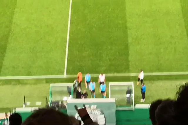 Amorim desagradado com o árbitro