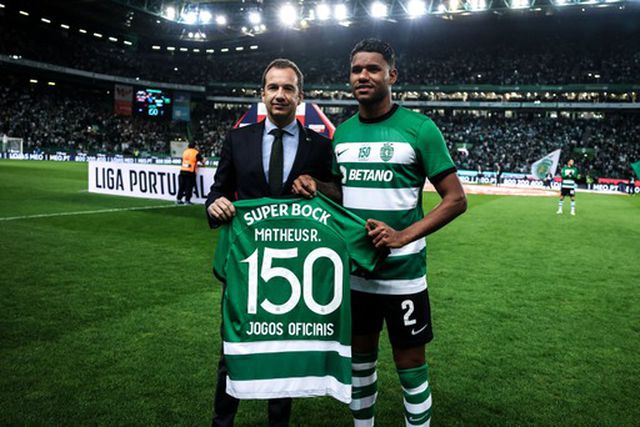 Sporting: «Venham mais 150 jogos», deseja Matheus Reis