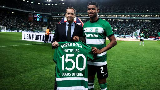 Sporting: «Venham mais 150 jogos», deseja Matheus Reis