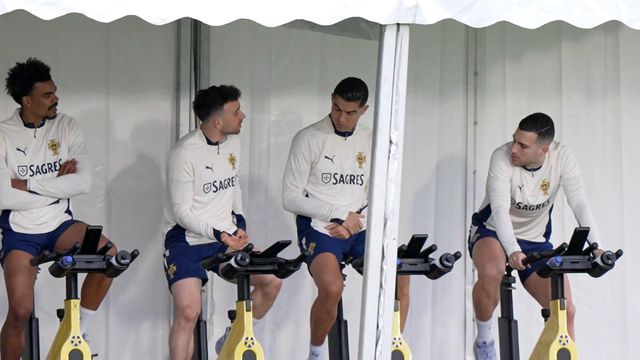 Vídeo: a acesa conversa entre Cristiano Ronaldo, Diogo Jota e Diogo Dalot