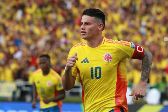 James Rodríguez com a camisola da seleção da Colômbia - Foto: IMAGO