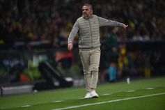 Rui Borges no banco do Sporting no jogo frente ao Bodo/Glimt - Foto: Miguel Nunes