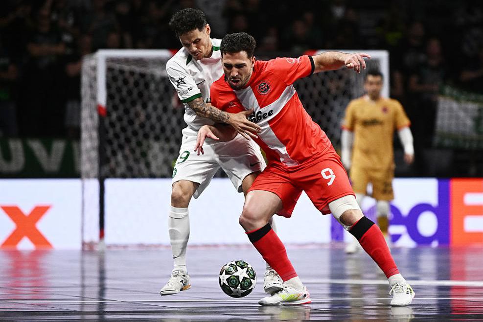 Sporting e Jimbee Cartagena encontraram-se no jogo do terceiro e quarto lugar da última edição da Champions - Foto: UEFA