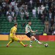 Gonçalo Inácio fez história ao tornar-se no jogador com mais jogos na Champions, na história do Sporting - Foto: Miguel Nunes