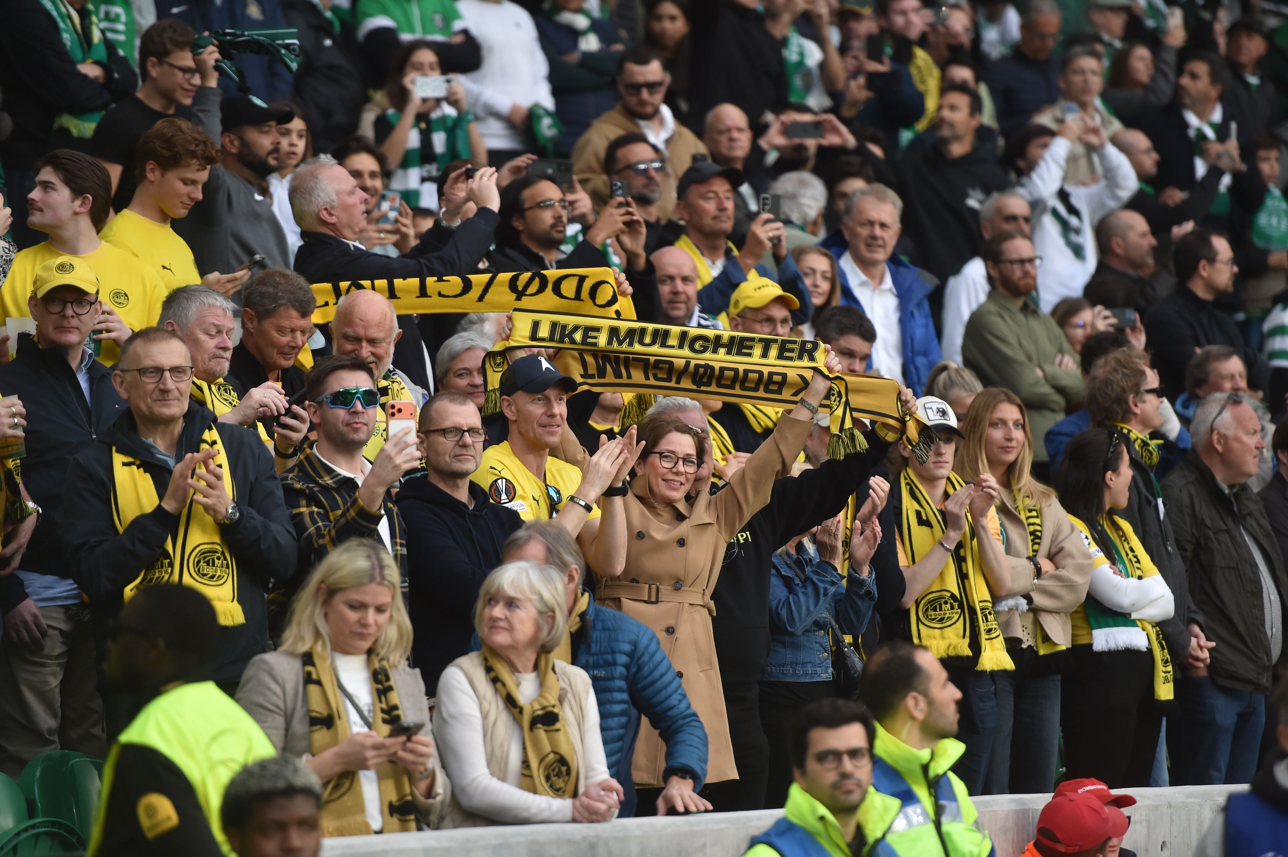 Adeptos do Bodo/Glimt em Alvalade - Foto: Miguel Nunes