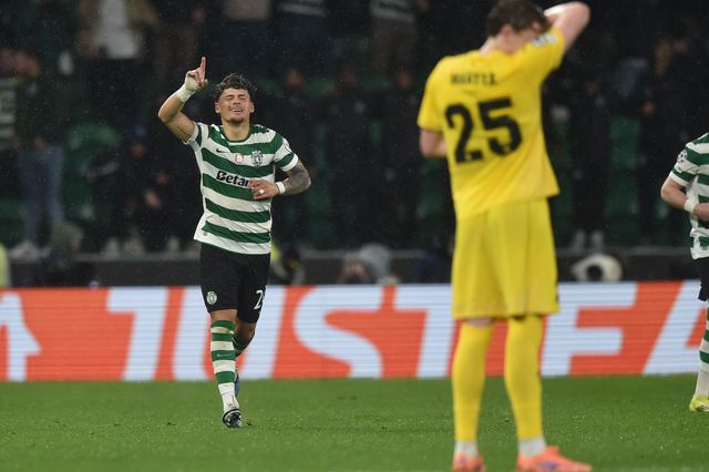 Maxi Araújo marcou o golo da reviravolta na eliminatória frente ao Bodo/Glimt - Foto: Miguel Nunes