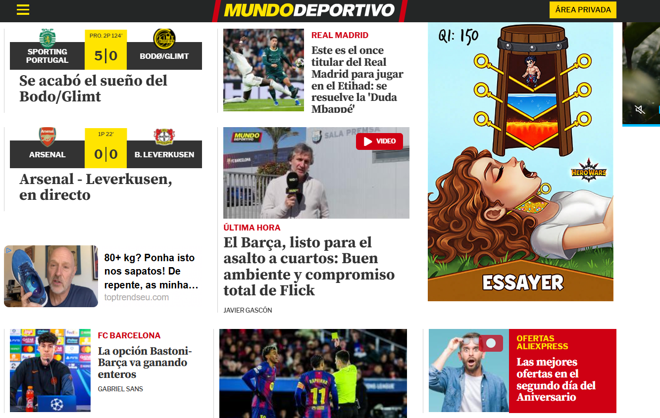 Mundo Deportivo: Acabou o sonho do Bodo/Glimt