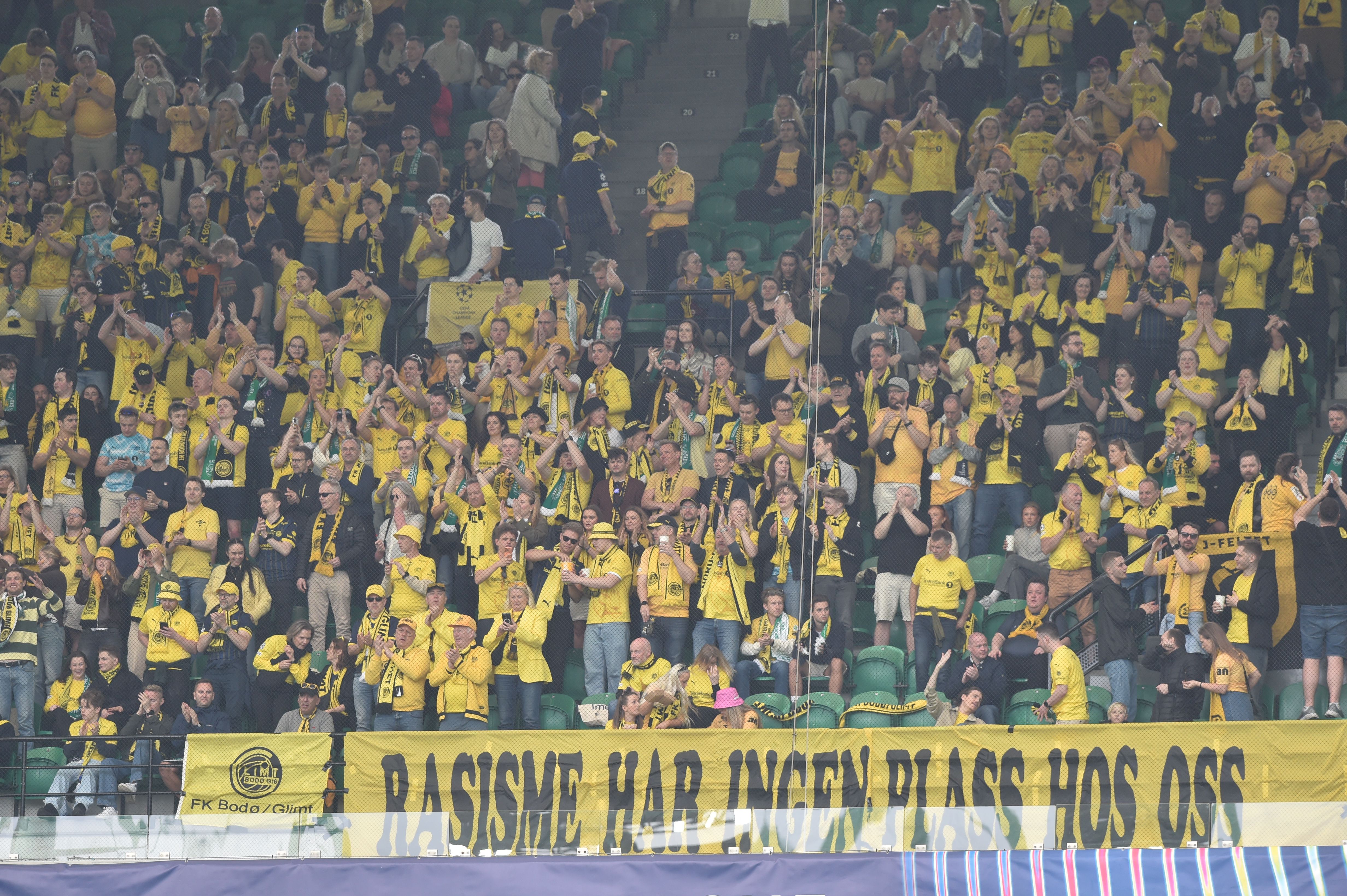 Adeptos do Bodo/Glimt em Alvalade - Foto: Miguel Nunes