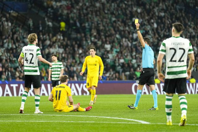 O momento em que Hjulmand viu o amarelo