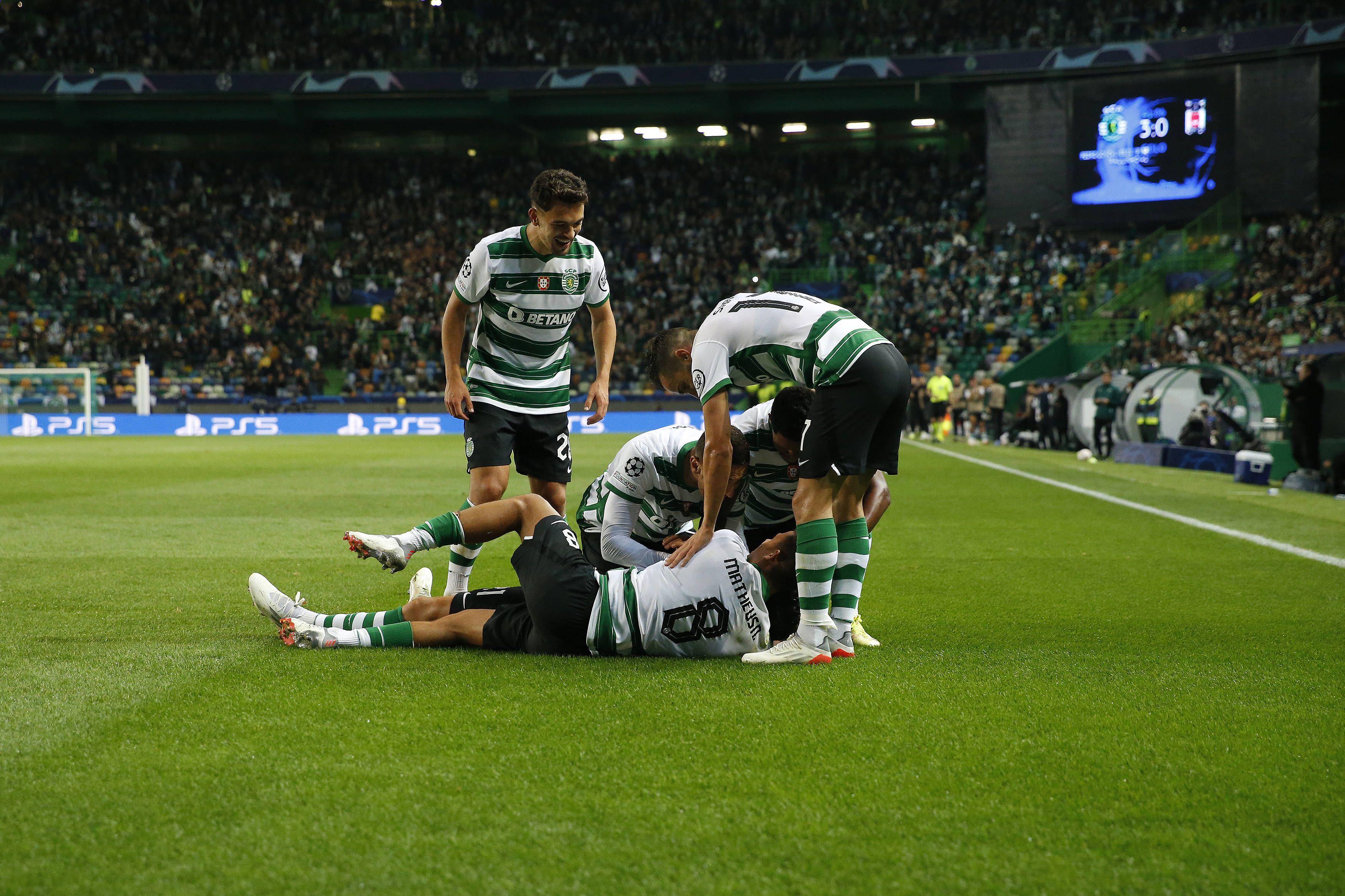 Em 2021, o Sporting goleou o Besiktas, em Alvalade, por 4-0, na fase de grupos da UEFA Champions League