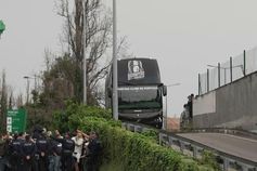 Muito apoio na chegada do Sporting