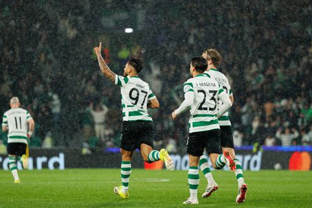 Festejos do Sporting diante do Bodo/Glimt