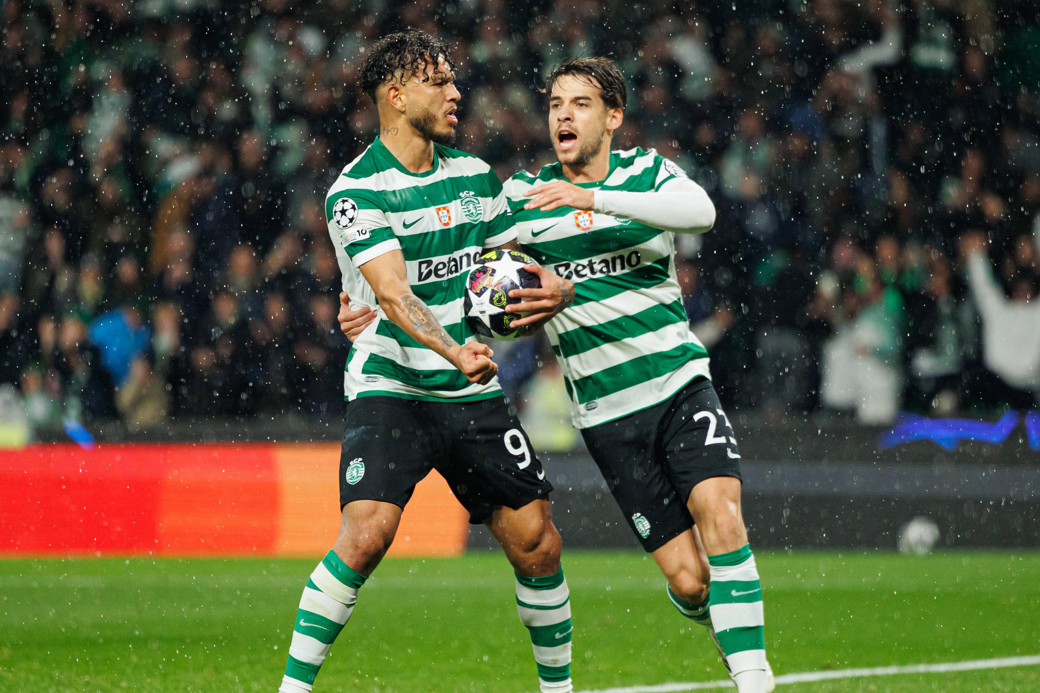 Festejos de Suárez e Daniel Bragança