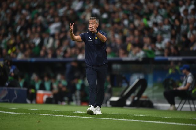 Kjetil Knutsen, treinador do Bodo/Glimt em Alvalade - Foto: Miguel Nunes