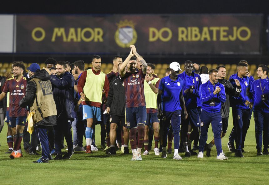 As imagens da festa após o triunfo sobre os leões em 2019 - Foto: A BOLA