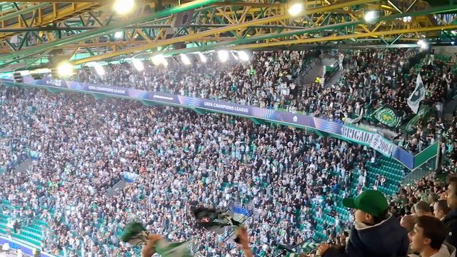 Explosão de alegria em Alvalade