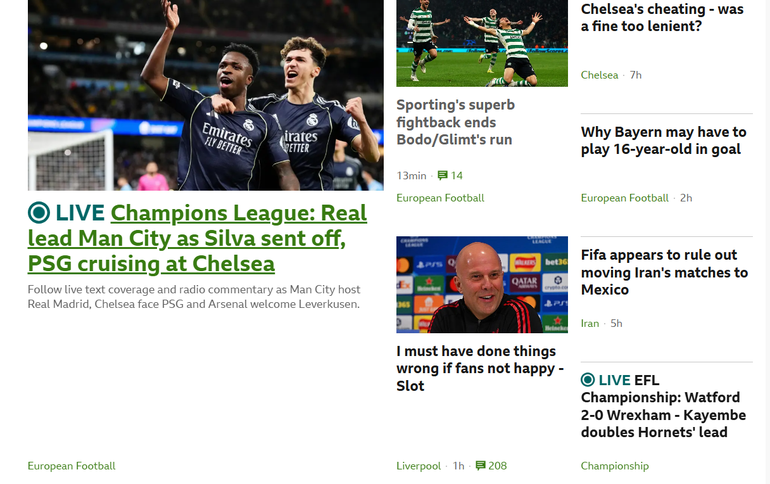 BBC Sport: A soberba reação do Sporting põe fim à sequência de vitórias de Bodo/Glimt