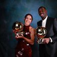 Aitana Bonmatí e Ousmane Dembélé, vencedores da Bola de Ouro 2025 - Foto: IMAGO