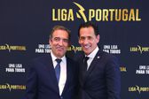 O presidente da Liga Portugal, Reinaldo Teixeira, e o homólogo da Federação Portuguesa de Futebol,  Pedro Proença — Foto: LIGA PORTUGAL
