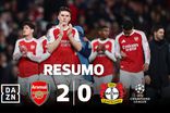 Arsenal cumpre frente ao Bayer Leverkusen... e venha o Sporting (resumo)