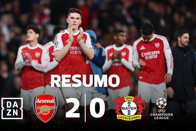 Arsenal cumpre frente ao Bayer Leverkusen... e venha o Sporting (resumo)