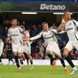 Festejos do Legia em Londres