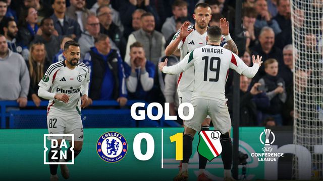 VÍDEO: Jorgensen comete penálti e Legia adianta-se em Stamford Bridge