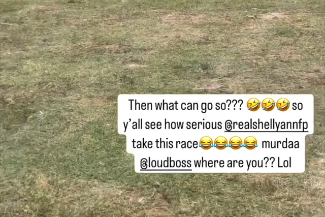 Corrida na escola com a campeã olímpica e mundial Shelly-Ann Fraser-Pryce? Não, obrigado