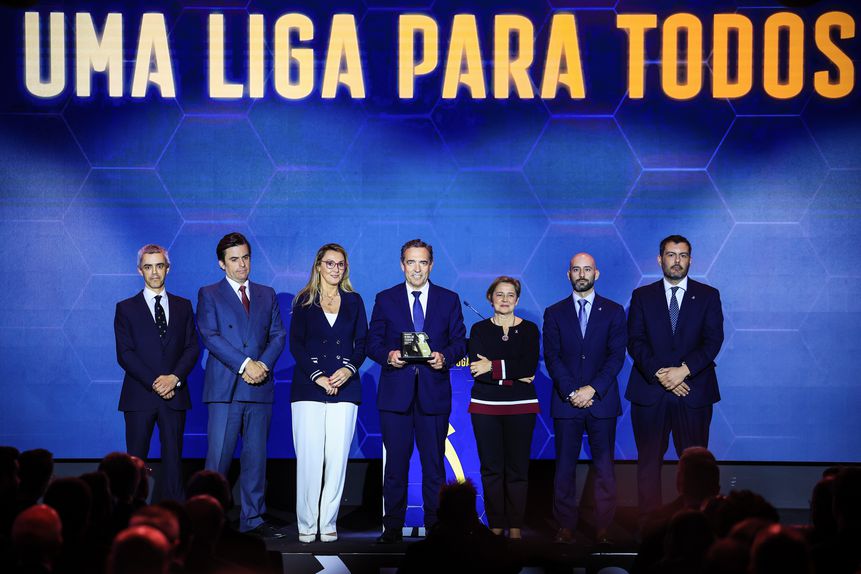 Reinaldo Teixeira tomou posse na presidência da Liga a 16 de abril de 2025. FOTO JOSÉ COELHO/LUSA
