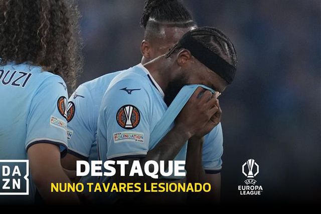 Em lágrimas: Nuno Tavares sai lesionado (vídeo)