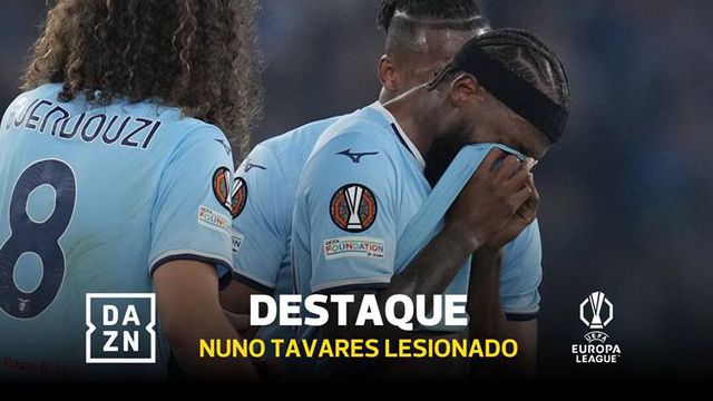 Em lágrimas: Nuno Tavares sai lesionado (vídeo)