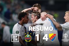 Quem diria? Djurgarden goleia Rapid e marca encontro com o Chelsea (resumo)