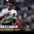 Foi assim que Vinícius Jr. bateu recorde na UEFA Champions League