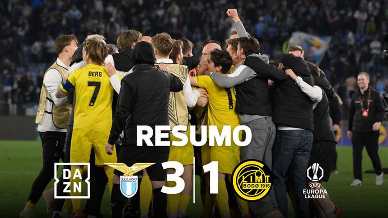 VÍDEO: Bodo/Glimt afasta Lazio e faz história (resumo)